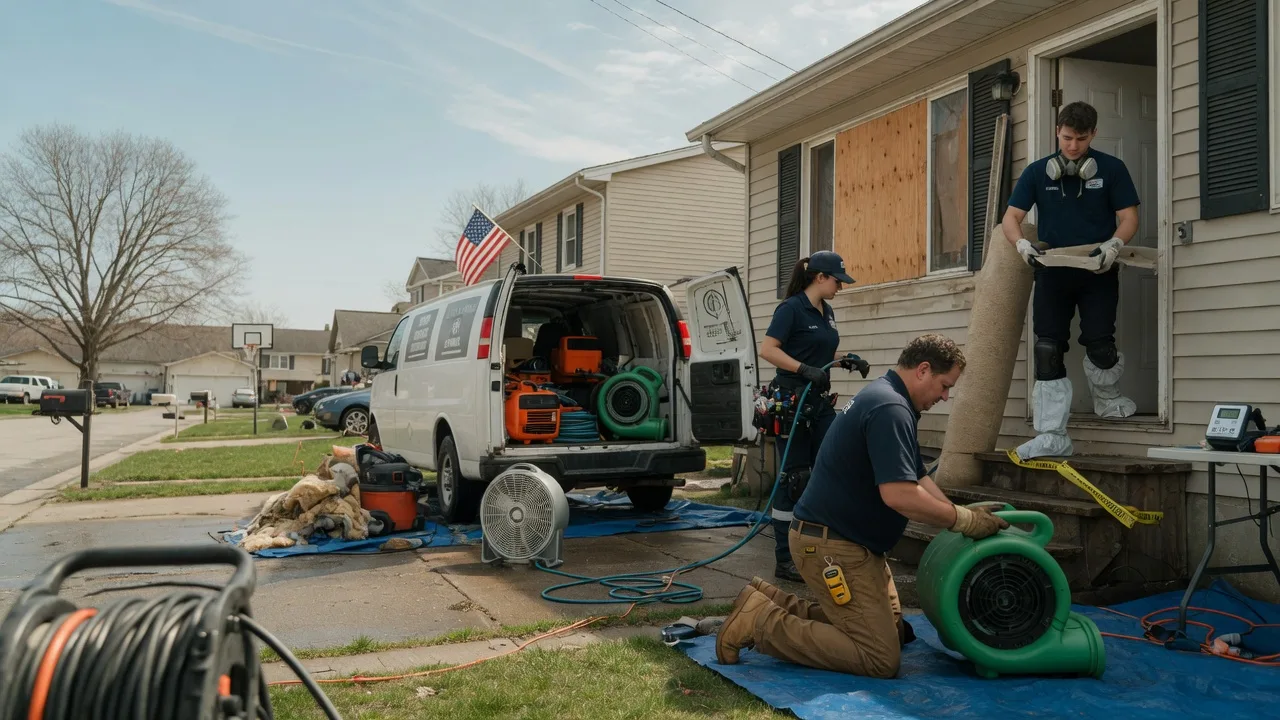 Water Damage Restoration in Harcourt, IA near me